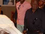 Mr. Willie Nsanda (Senior) breaks down after views his son’s body