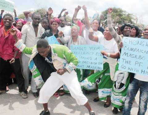 PF celebrates Masebo expulsion