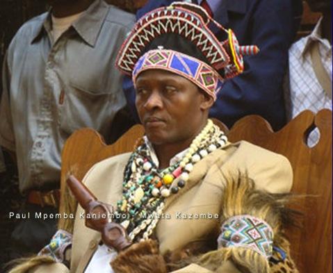 Paul Mpemba Kaniembo - Mwata Kazembe - Photo Credit -mutomboko.homestead-1