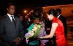 President Lungu arrives in Shenzhen, China,.