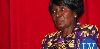 Vice-President Inonge Wina before a lecture at Columbia University on 11 March, 2015. PHOTO | CHIBAULA D. SILWAMBA | ZAMBIA UN MISSION - Photo Credit CHIBAULA D. SILWAMBA - Lusakavoice.com