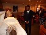 Zambia’s High Commissioner to South Africa, His Excellency Mr. Muyeba Chikonde pays his last respects