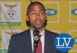 FAZ:MTN Super League Awards Ceremony, Vincent Mwale giving a speech – Photo Credit Jean Mandela – Lusakavoice.com