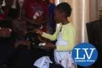 KK grand daughter Tiyezye Kaunda does feed him  – Photo Credit Jean Mandela – Lusakavoice.com