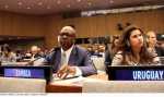Ministry of Health Director Dr Reuben Kamoto-Mbewe during the 48th Session of the Commission on Population and Development at UN HQ 14-April-2015