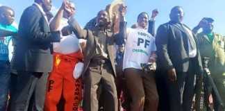 PF SCOOPS CHAWAMA, MASAITI AND SENGA HILL The Ruling Patriotic Front (PF) has scooped the Chawama , Masaiti by Elections and is leading in Senga Hill.