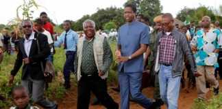 President Edgar Chagwa Lungu was in Senga Hill Constituency to drum up support for PF Parliamentary Candidate Kapembwa Simbao on April 10,2015 -Pictures by EDDIE MWANALEZA