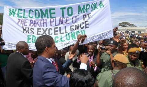 President Edgar Lungu on April 17,2015, Commissioned phase one of Micheal Chilufya Sata Hospital in Mpika- Pictures by EDDIE MWANALEZA