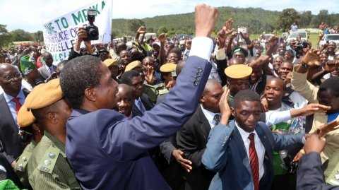 President Edgar Lungu on April 17,2015, Commissioned phase one of Micheal Chilufya Sata Hospital in Mpika- Pictures by EDDIE MWANALEZA