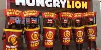 #‎LuckyBuckets getting ready for our Hungry Lion #‎MukubaMall opening