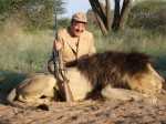 Lion hunting - IMage credit voyagerexpeditions.com
