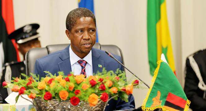 President Edgar Chagwa Lungu during the official opening of the African AU Committee of Ten Heads of State Summit on the UN Reforms of the Security Council at David Livingstone Safari Lodge in Livingstone, Zambia on Friday, May 9,2015 -PICTURE BY EDDIE MWANALEZA