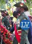President Lungu laying wreaths  – Photo Credit Jean Mandela – Lusakavoice.com