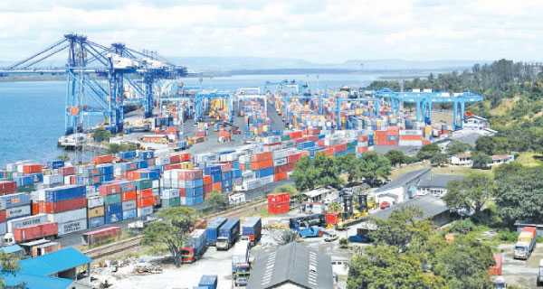  Mombasa port in Kenya