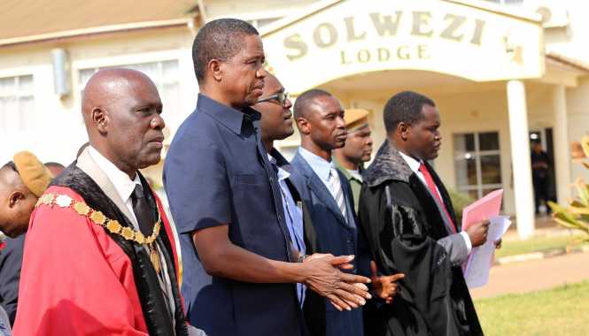 President Lungu in Solwezi