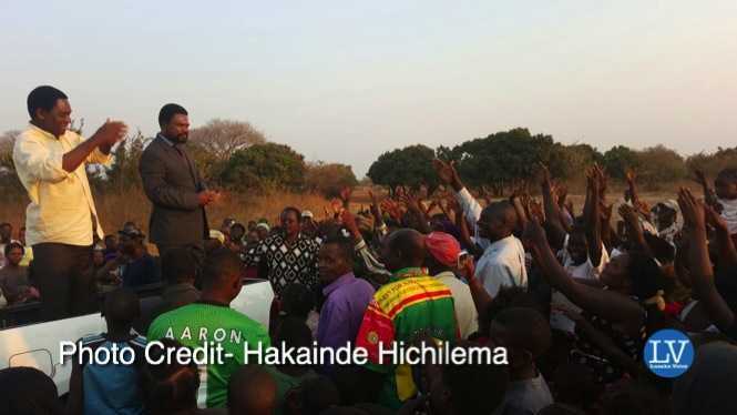 Hakainde Hichilema  interacts and mingles with fellow citizens along the way in Nyimba District on our way to Kulamba Tradition Ceremony of the Chewa Speaking people at His Royal Highness Paramount Chief Gawa Undi's Palace in Eastern Province