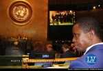 9 PRESIDENT LUNGU IN UN GENERAL ASSEMBLY HALL – Photo Credit CHIBAULA D. SILWAMBA – Lusakavoice.com
