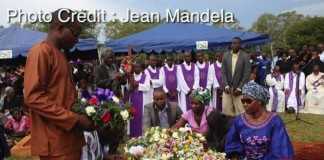 Late Faith Kandaba burial at Lusaka Memorial Par