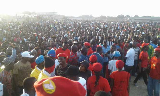 UPND rally at Changanamai grounds in Kitwe