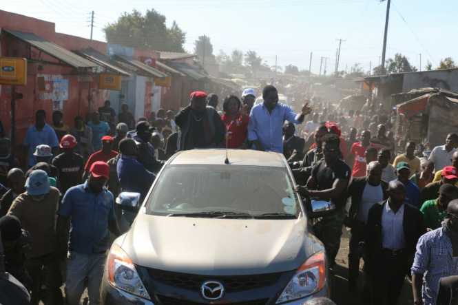UPND  Mandevu Constituency tour disrupted by unruly PF Cadres, June 16th 2016
