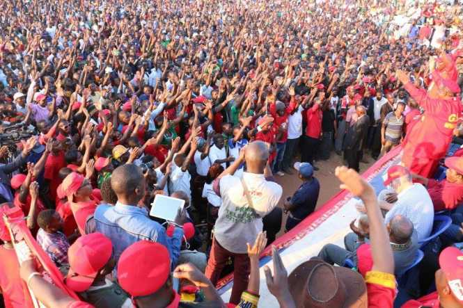 We were overwhelmed by the support we received in Kasama - UPND 2016