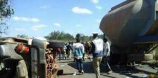 road traffic accident which happened around 12:50 hours on the Solwezi-Mutanda road near Mutanda Mission