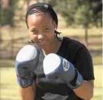 FIERCE FIGHTER: Gabisile Tshabalala is a junior featherweight champion. Picture by Mohau Mofokeng
