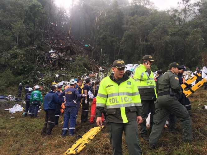 75 dead on Brazil soccer team's charter flight
