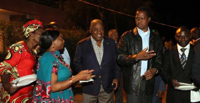 Former President Rupiah Banda, My Wife and Partner The First Lady, the Zambia's ambassador to Ethiopia Md Susan Sikaneta and I joined the diaspora community for dinner in Addis Ababa, Ethiopia.