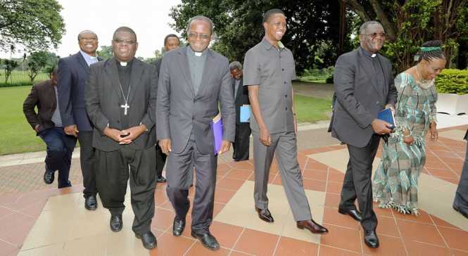 PRESIDENT LUNGU HOLDS SUCCESSFUL MEETING WITH CATHOLIC BISHOPS