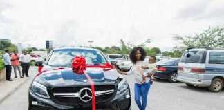 Stopilla Sunzu surprises wife with a wonderful gift, an SUV, Merecedes Benz GLE Coupe