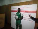 Augustine Mulenga won man of the match