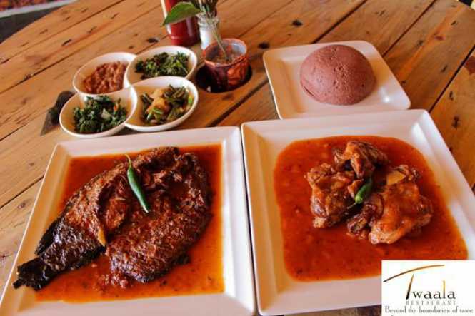 smoked fresh fish, Zambia.- Twaala Restaaurant