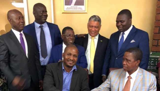 Sean Tembo, Edgar Lungu, GIven Lubinda