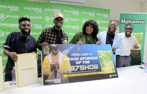 L-R, Makondo, Chef 187’s manager, Chef 187, Mrs. Ngulube- Chilanga Cement Legal Counsel and Company Secretary, Gift Danga, Chilanga Cement Corporate Affairs and Communications Manage and James C L-R, Makondo, Chef 187’s manager, Chef 187, Mrs. Ngulube- Chilanga Cement Legal Counsel and Company Secretary, Gift Danga, Chilanga Cement Corporate Affairs and Communications Manage and James C